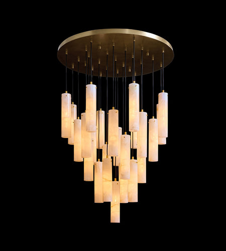 Pluvia Alabaster Cascade Chandelier