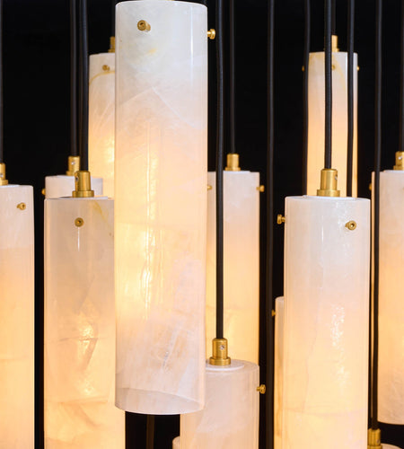 Pluvia Alabaster Cascade Chandelier