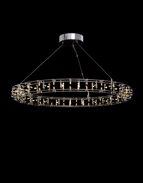 Load image into Gallery viewer, Aura Orbital Halo LED Chandelier
