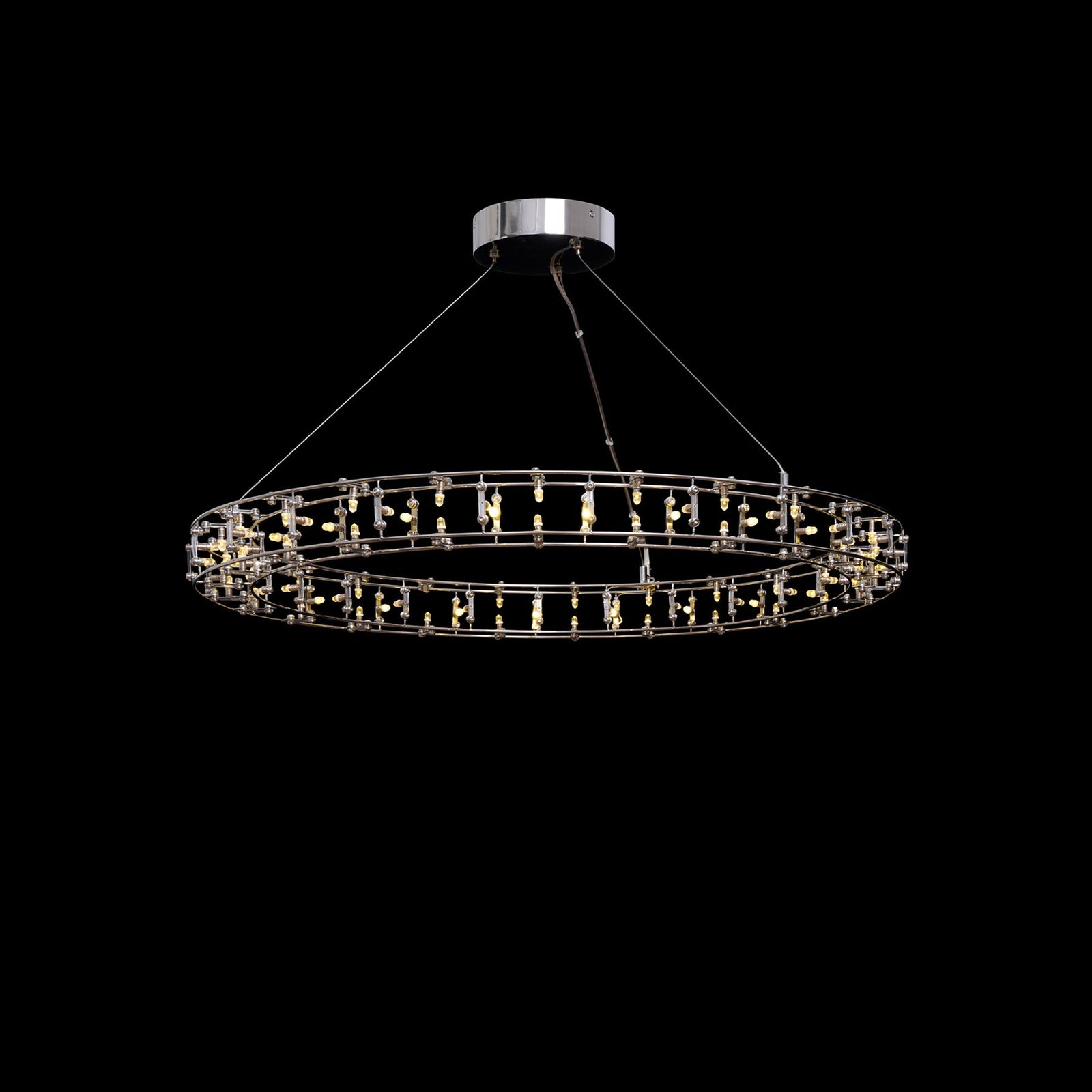 Aura Orbital Halo LED Chandelier
