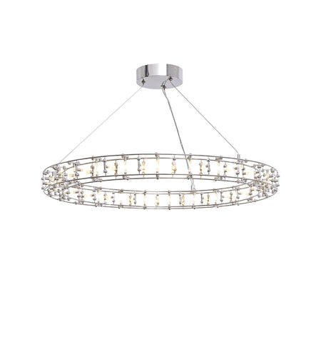 Aura Orbital Halo LED Chandelier
