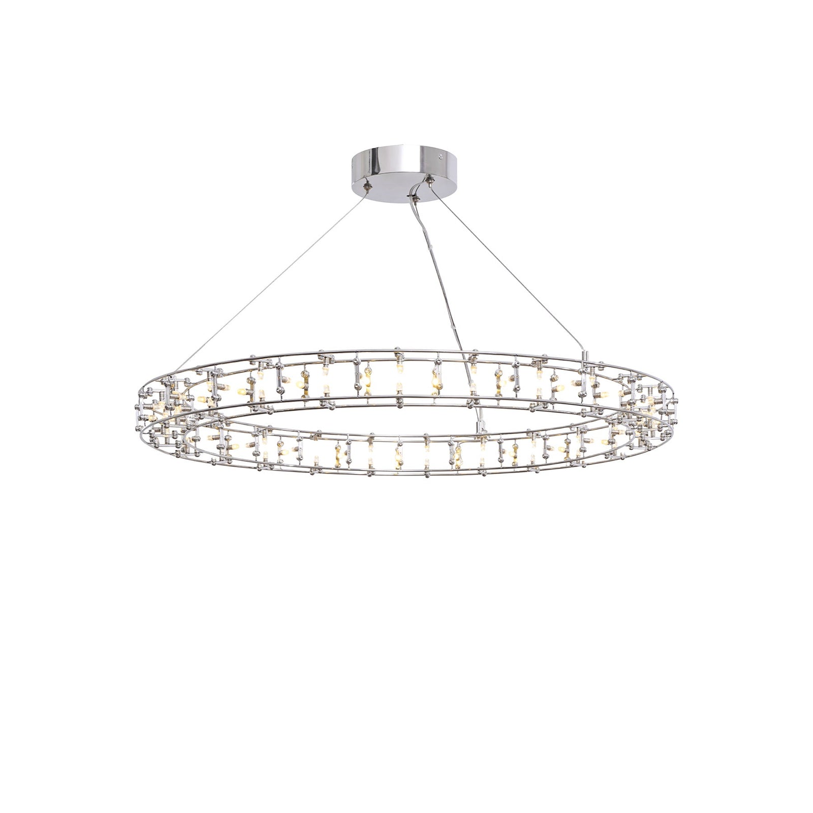 Aura Orbital Halo LED Chandelier