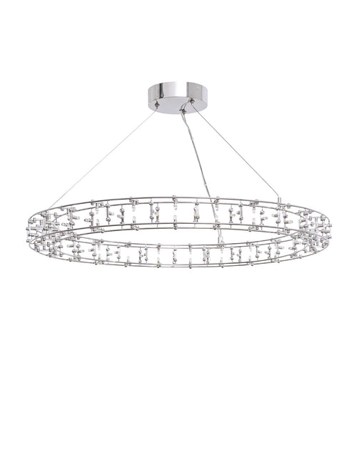 Load image into Gallery viewer, Aura Orbital Halo LED Chandelier
