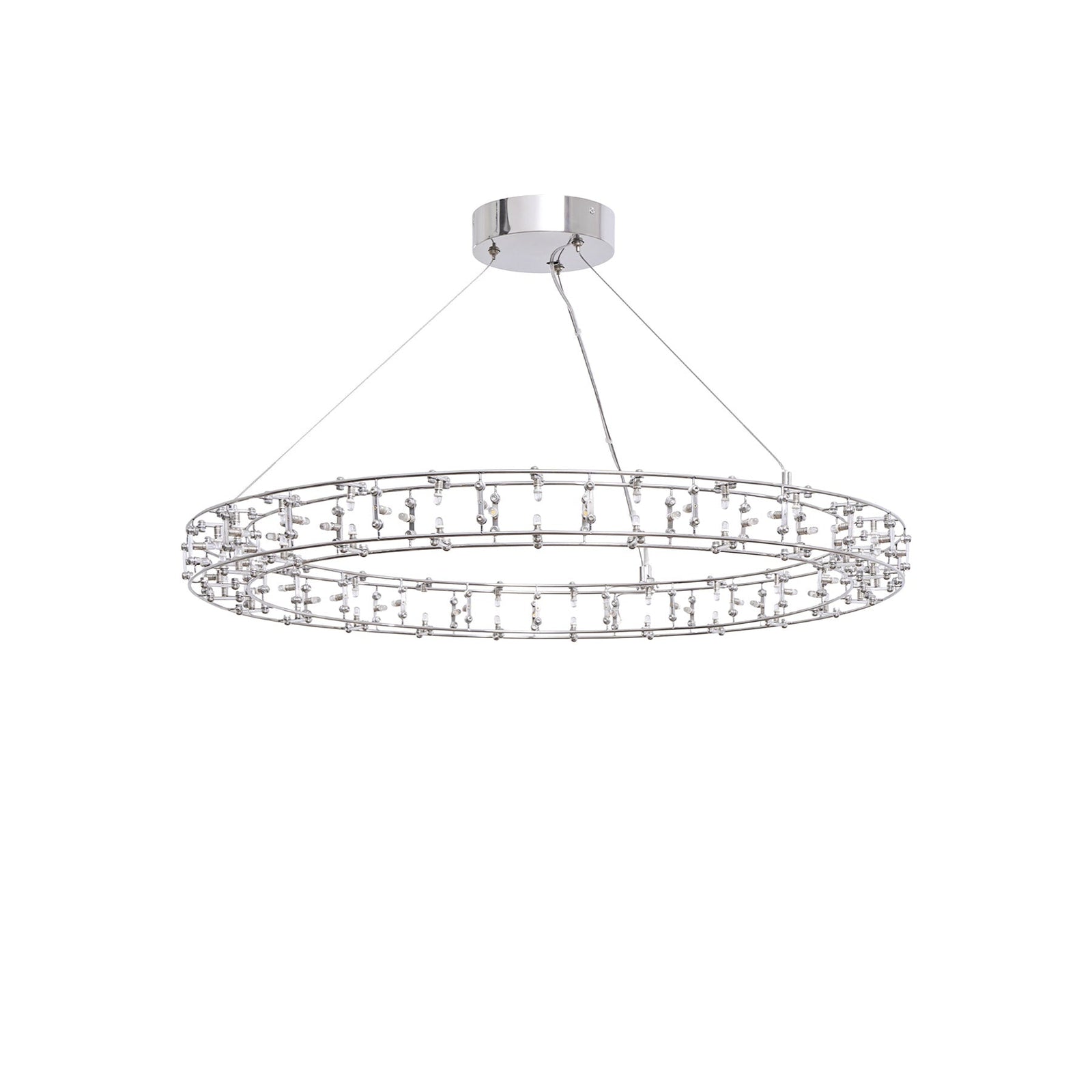 Aura Orbital Halo LED Chandelier