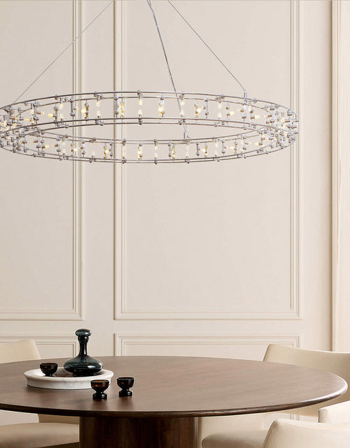 Load image into Gallery viewer, Aura Orbital Halo LED Chandelier

