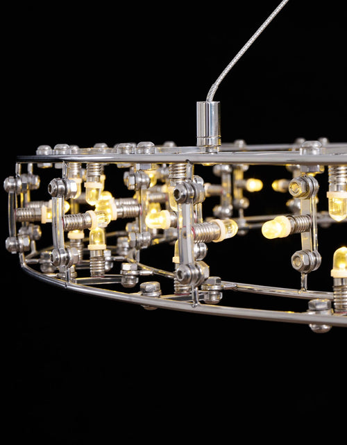 Load image into Gallery viewer, Aura Orbital Halo LED Chandelier
