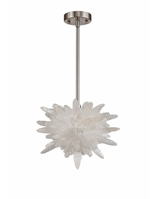 Load image into Gallery viewer, Crystalline Natural Selenite Cluster Pendant
