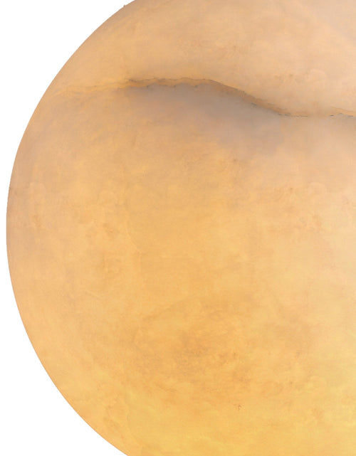 Load image into Gallery viewer, Moonlit Natural Alabaster Globe Pendant
