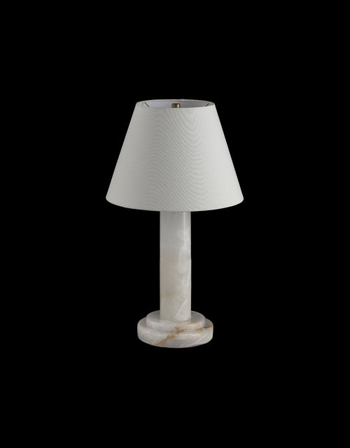 Load image into Gallery viewer, Calista Natural Calcite Column Table Lamp

