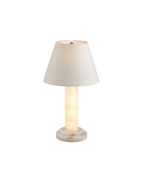 Load image into Gallery viewer, Calista Natural Calcite Column Table Lamp
