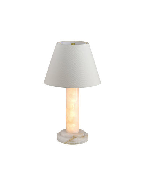 Load image into Gallery viewer, Calista Natural Calcite Column Table Lamp
