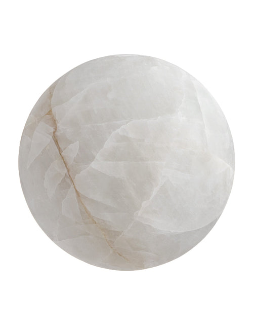 Load image into Gallery viewer, Calista Natural Calcite Stone Dome Sconce
