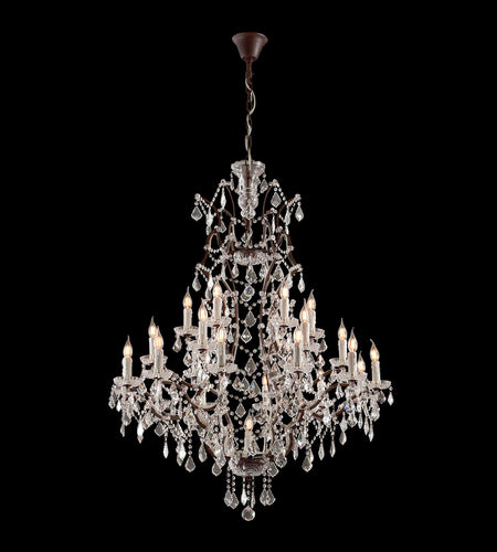 Rustline 25-Light Crystal Chandelier
