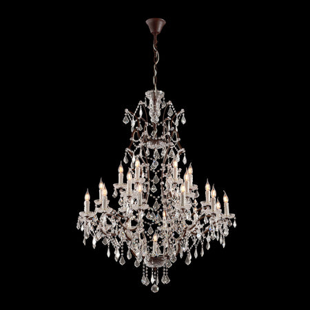 Rustline 25-Light Crystal Chandelier