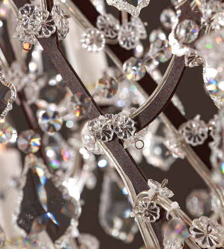 Rustline 25-Light Crystal Chandelier