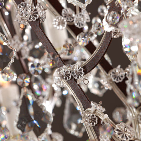Rustline 25-Light Crystal Chandelier