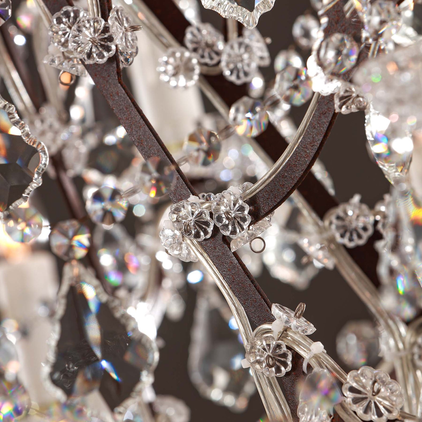 Rustline 25-Light Crystal Chandelier