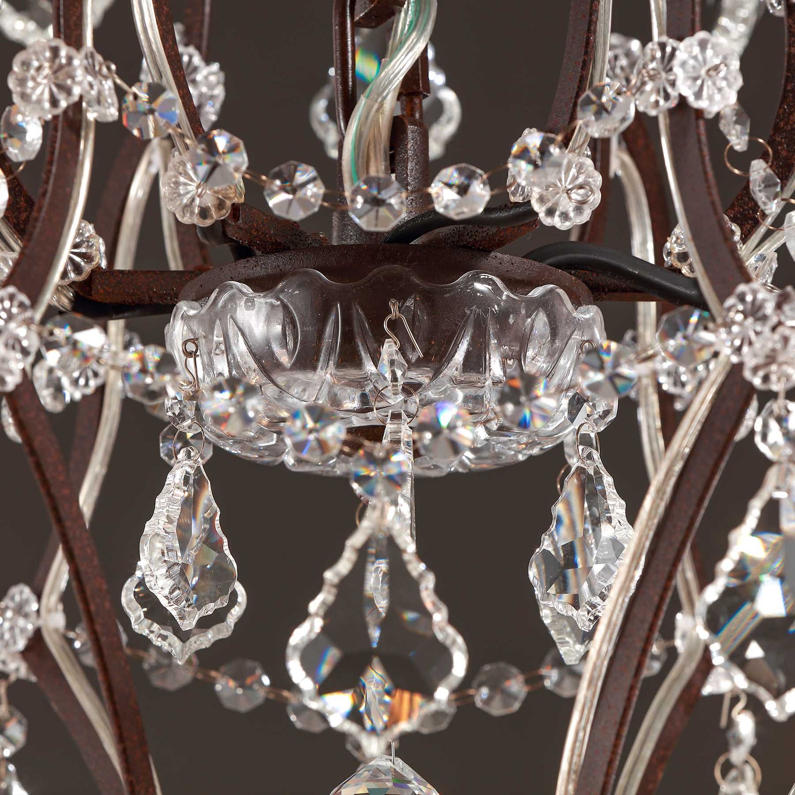 Rustline 25-Light Crystal Chandelier