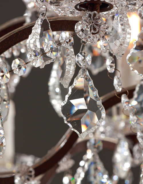 Load image into Gallery viewer, Rustline 25-Light Crystal Chandelier
