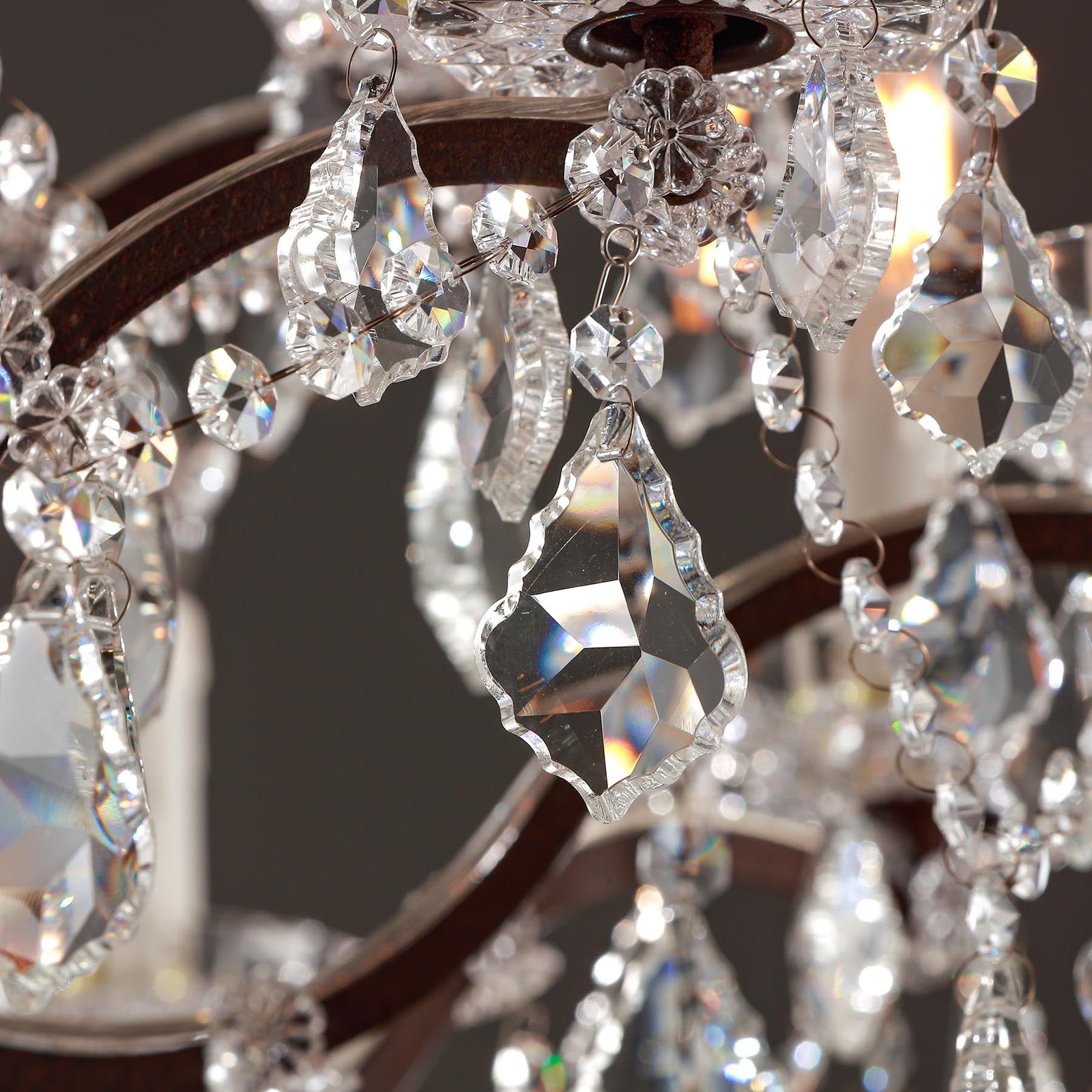 Rustline 25-Light Crystal Chandelier