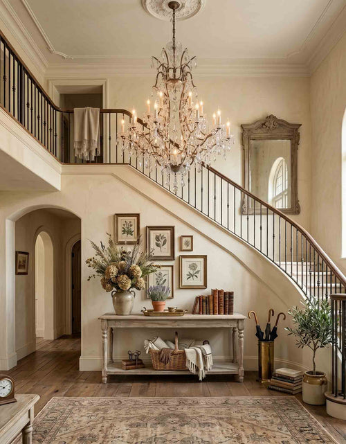 Load image into Gallery viewer, Rustline 25-Light Crystal Chandelier
