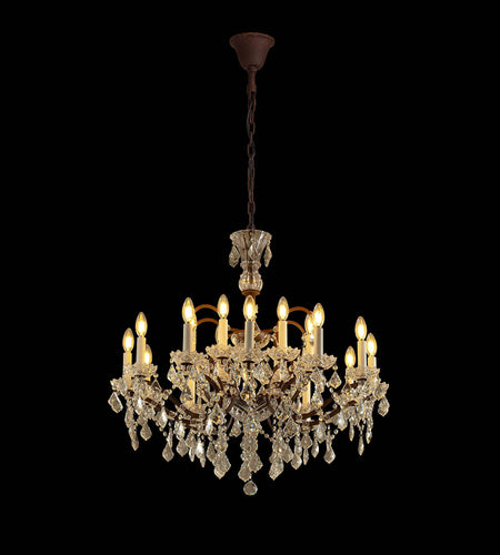 Rustline 18-Light Crystal Chandelier