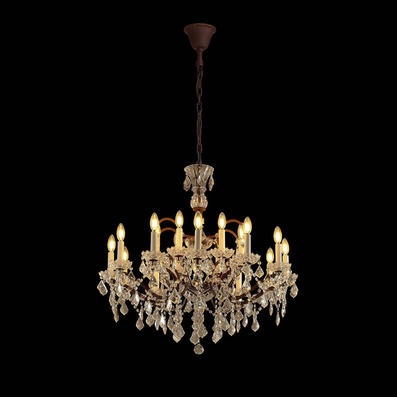 Rustline 18-Light Crystal Chandelier