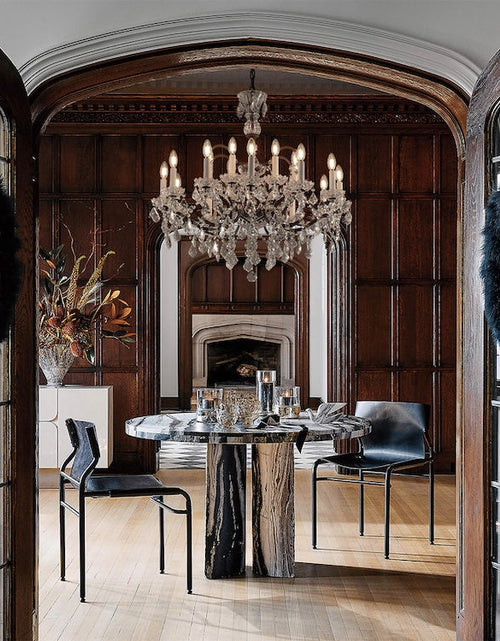 Load image into Gallery viewer, Rustline 18-Light Crystal Chandelier
