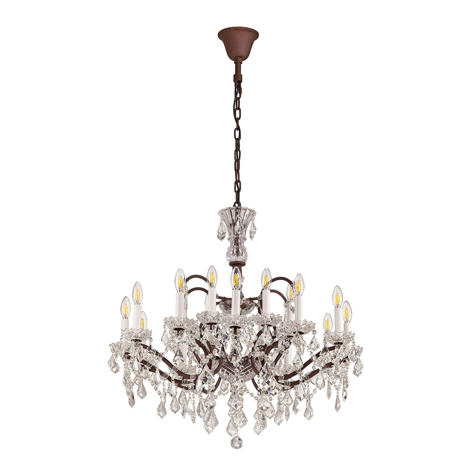 Rustline 18-Light Crystal Chandelier