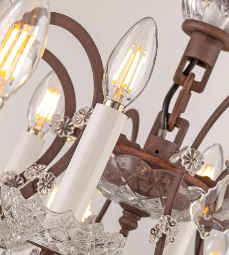 Rustline 18-Light Crystal Chandelier
