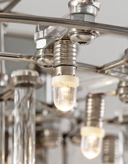 Load image into Gallery viewer, Aura Tiered Glass Rod Wall Sconce
